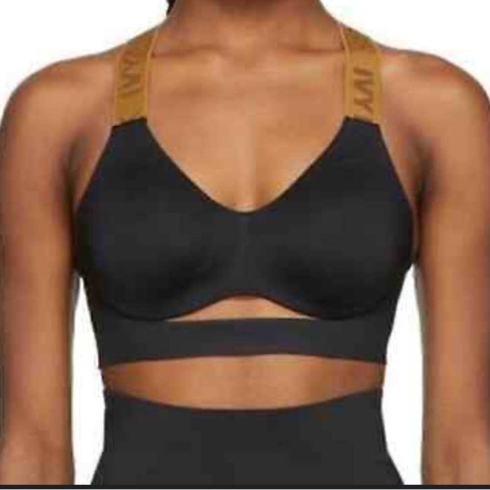 Ivy Park Beyoncé Adidas black gold sports bra 2X AND athletic shorts 3X DRIP 2.2 - Picture 16 of 16